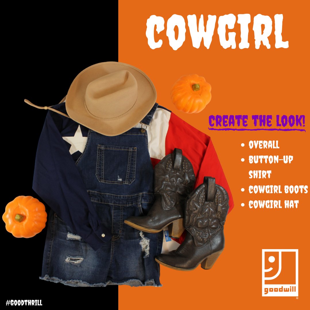 GoodwillNG's tweet image. 🐎 up over to your local #GoodwillNG to pick out your very own #cowgirlcostume! #goodthrill
