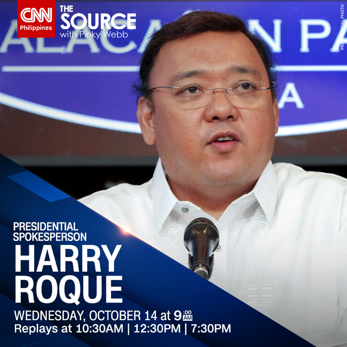 newswatchplusph's tweet photo. Congressmen are again tackling the 2021 national budget at the plenary heeding President Rodrigo Duterte's call to finish deliberations in a special session this week.
@iampinkywebb speaks to Presidential Spokesperson Harry Roque tomorrow on #TheSource https://t.co/1lLVJ691Zd