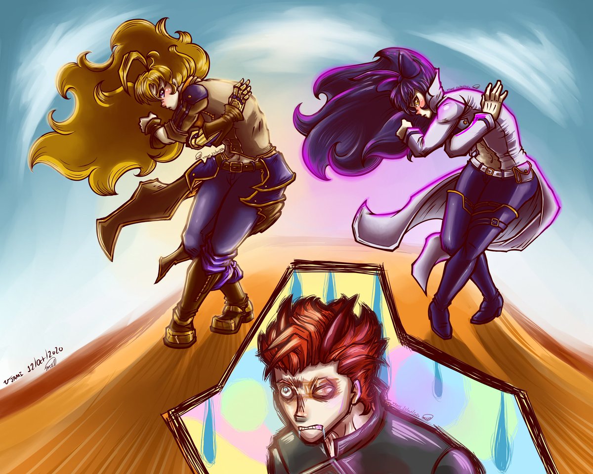 Ujamishino's tweet photo. #RWBY #yangxiaolong #blake #BlakeBelladonna #xiaolong #belladonna #bumblebee #bumbleby #adamtaurus #adam #tsurus #yang #beautifulgirl #musclegirl #musclewoman #strongwoman #strongfemale #stronggirl #cutiegirl
#jojostorturedance #torturedance #JoJosBizarreAdventure
#jojoreference https://t.co/PCY2zig1T2