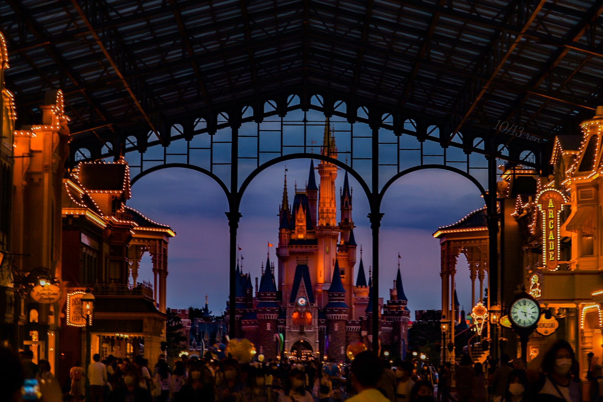 ろん ディズニーランド ディズニー 夜景 ディズニー夜景 ディズニー写真部 ファインダーの越しの私の世界 T Co Denrhwctai Twitter