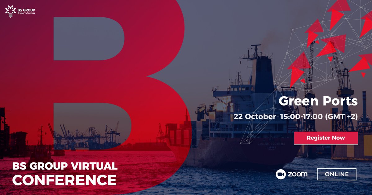 SummitShipping's tweet photo. We are so glad to invite you all to join us on the 22nd of October at @BSGroup_Energy  #VirtualConference: “#GreenPorts“.

Confirmed #Speakers:

 Raul Cascajo #MODERATOR |  KONTOGIORGI CHRYSSANTHI | Heidi Leander Neilson | Andreas Slotte

#Registration: https://t.co/i7ponuHXtg https://t.co/VXeO6c2qfc