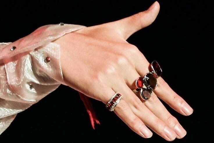 let’s talk about his rings .. mans got taste