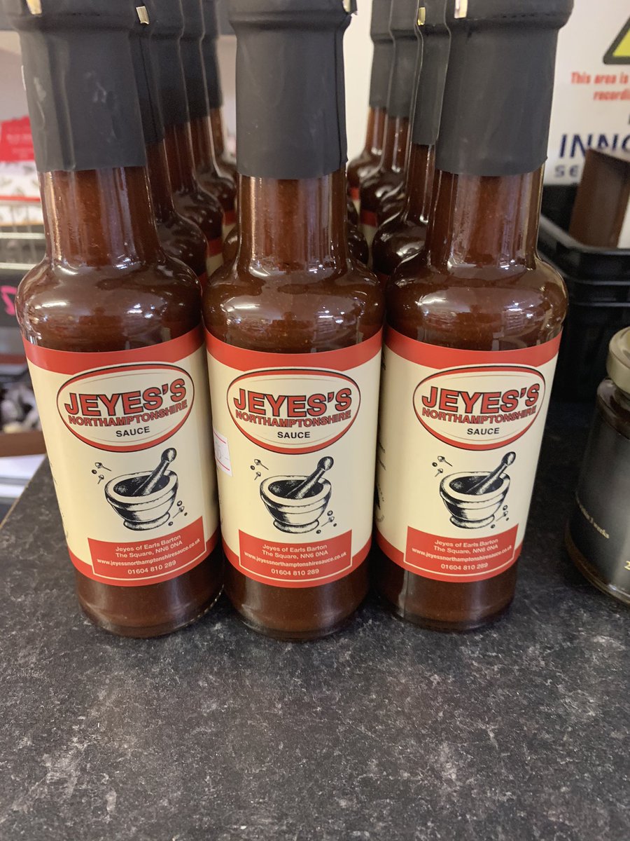 We are now stockist of the famous Northamptonshire sauce. It’s not available in many places so it’s a privilege to be a stockist. Don’t delay a visit to our new deli