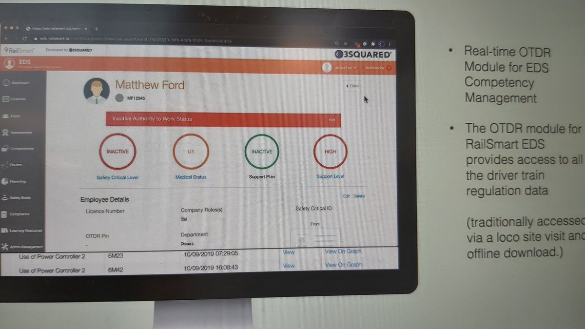 railsmart's tweet image. Remote condition monitoring  / mobile consisting  / driver performance/ defect reporting / competency management 

#RailSmart by @3Squared is heavily involved in the #digitalisation of #railfreight