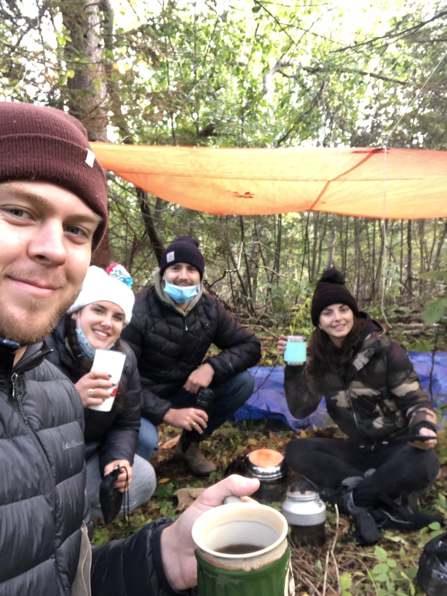 JackMcBeath's tweet photo. Beautiful morning for a coffee in the bush and some shelter building @asforan #getoutside #OutdoorEd https://t.co/yMN6k3D945