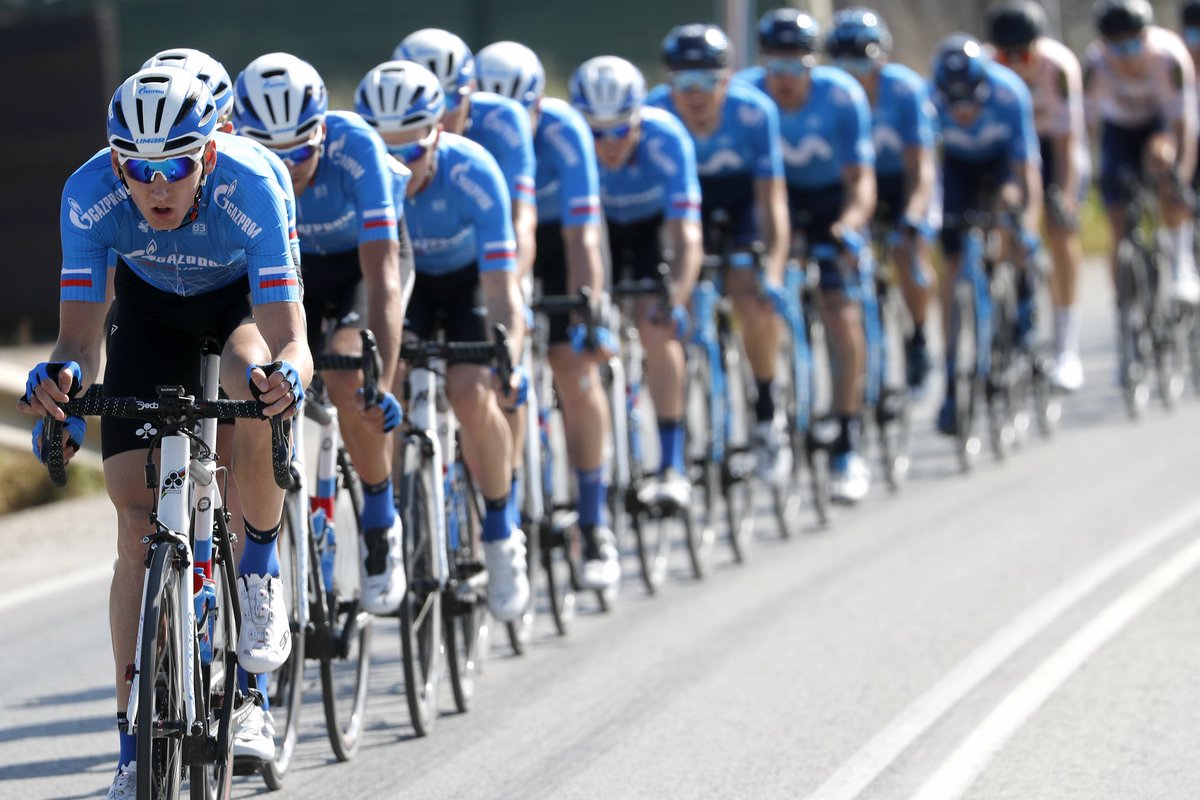 RusveloTeam's tweet photo. We are glad to announce that Gazprom extended sponsorship agreement with Gazprom-RusVelo. 

The new sponsorship contract is valid for four years until the end of 2024. 
 
#RockTheRoyalBlueJersey #GazpromRusVelo #CyclingTeam https://t.co/nFYmSeAZ6L