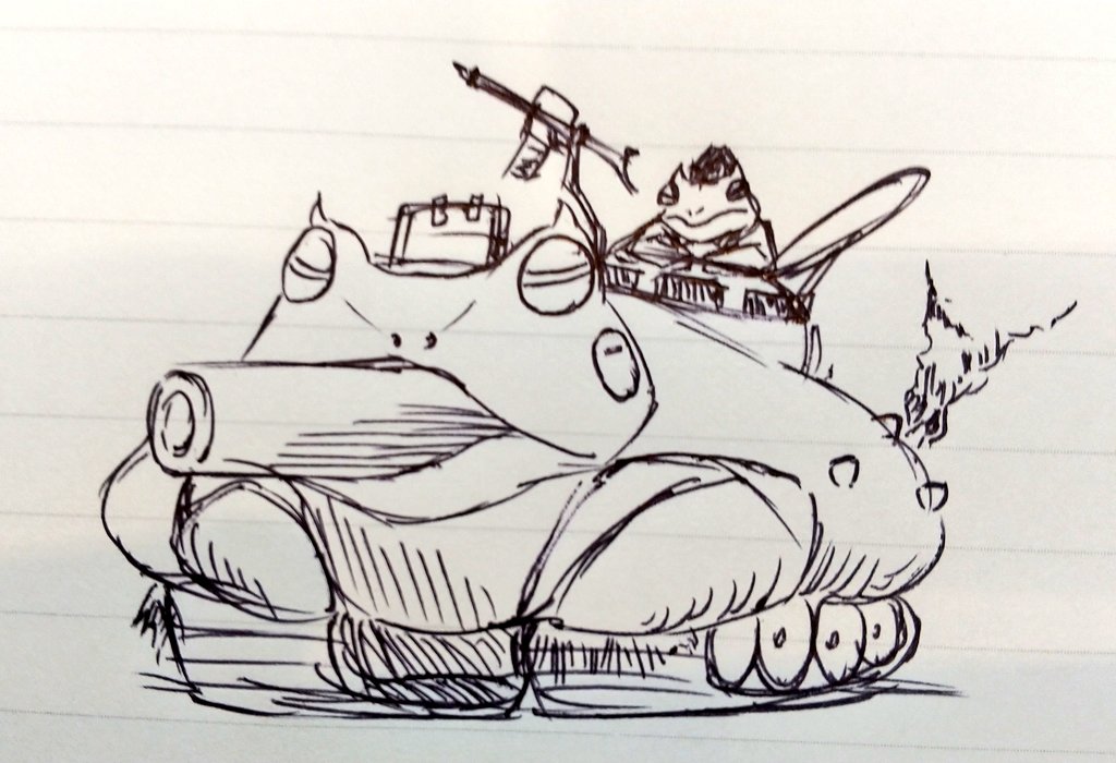 #見た人も無言で戦車をあげる 