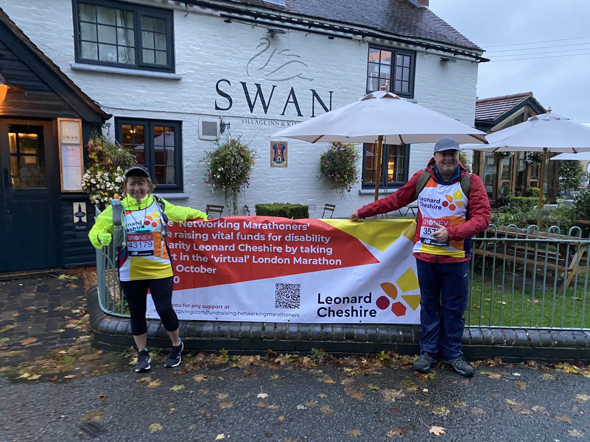 SarahGrout's tweet photo. @SBPrintWorcs @SterlingBizHour Thank you again @SBPrintWorcs for our fantastic #PVCbanner to promote our @JustGiving page for @LeonardCheshire for @LondonMarathon - you are the best! #SterlingBizHour https://t.co/D6HL3dzL0H