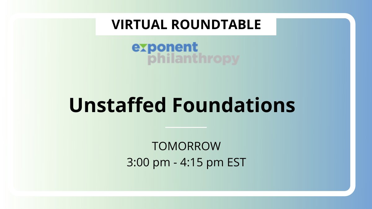 exponentphil's tweet image. #VirtualRoundtables are a unique member-only opportunity to keep vital connections within our membership. Join tomorrow&apos;s roundtable if you &quot;do it all&quot; with no staff. t.ly/0S6a