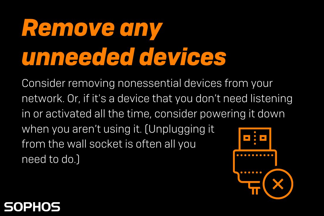 Sophos's tweet photo. Working from home? 🏠🔐
Good news: you don’t need the combined practical experience of an IT manager, a tech support guru, a penetration tester, and a network engineer to be confident in your home cybersecurity.
Learn more from @NakedSecurity: https://t.co/PZdppwZZNF https://t.co/eCWQFpJlEn