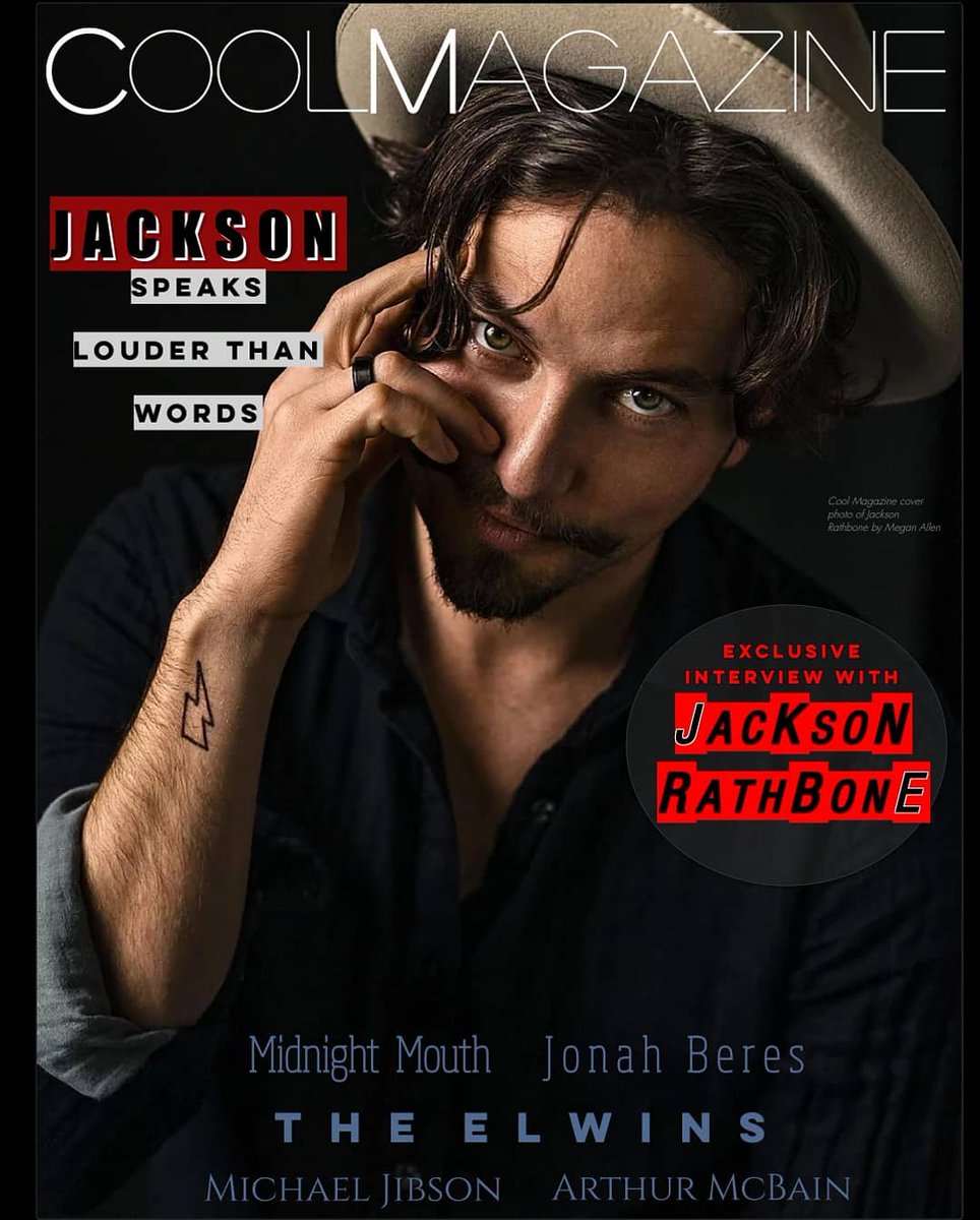NEW COVER!! It's been a while, we know - but worth the wait! This time we have <a href="/JacksonRathbone/">Jackson Rathbone</a> on the cover! With a new interview talking about his new film The Wall Of Mexico, his music, his family and of course #TWILIGHT 😎 Visit coolmagazineonline.com for all the goods 😊👍