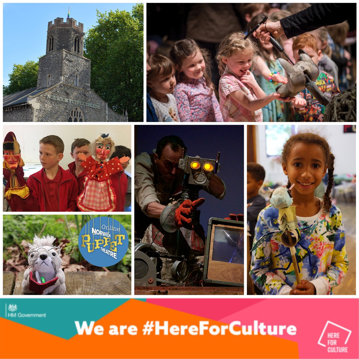 norwich_puppet's tweet image. We are so happy, grateful and relieved to have received support from the Culture Recovery Fund.

We&apos;re here to create magical experiences for children and families. We&apos;re here for championing the art of puppetry. We&apos;re here as a community hub in Norwich. We&apos;re #HereForCulture