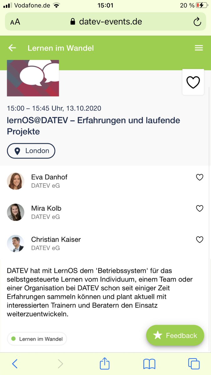 chwkaiser's tweet image. Letzte Session am #DATEVDigicamp am 13.10. mit @mira_kolb und @EvaDanhof zu #lernOS @ DATEV. Freue mich auf den Austausch. #DATEVlernt im besten Sinne.