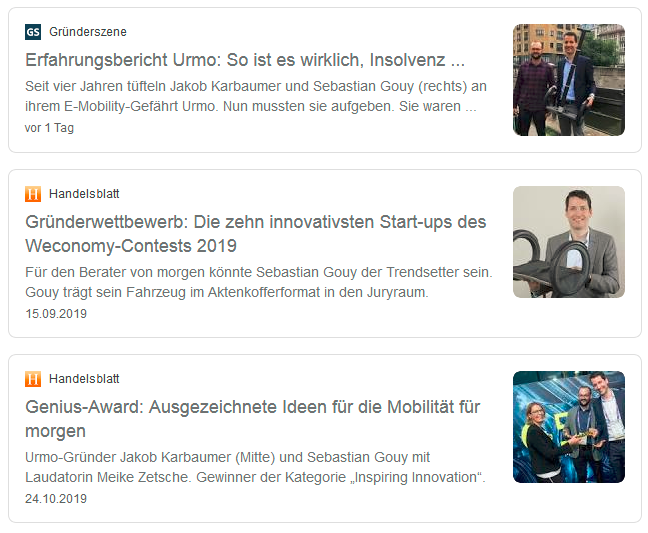 #Corona-Rückblick: Das letzte Jahr war voller Höhen und Tiefen: Zuerst zwei (!) Startup Awards vom <a href="/handelsblatt/">Handelsblatt</a> gewonnen (#weconomy und #GeniusAward) und schließlich mussten wir leider Insolvenz anmelden. Die ganze Story dazu gibt es aktuell in der <a href="/gruenderszene/">Gründerszene</a>.