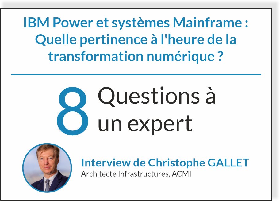 Groupe_ACMI's tweet image. Quelles places occupent actuellement l&apos;IBM Power et les systèmes Mainframes dans le SI des grandes entreprises, PME et ETI ?
Téléchargez vite le livre blanc ACMI en cliquant ici :
acmi.fr/infrastructure…
@IBM_France @IBMZ @IBMPowerSystems @Groupe_ACMI