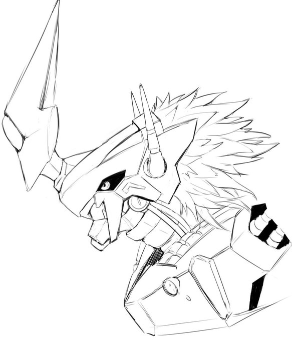 ウォーグレイモンX抗体練習
絶対難しいけどモデリングしてみたい 