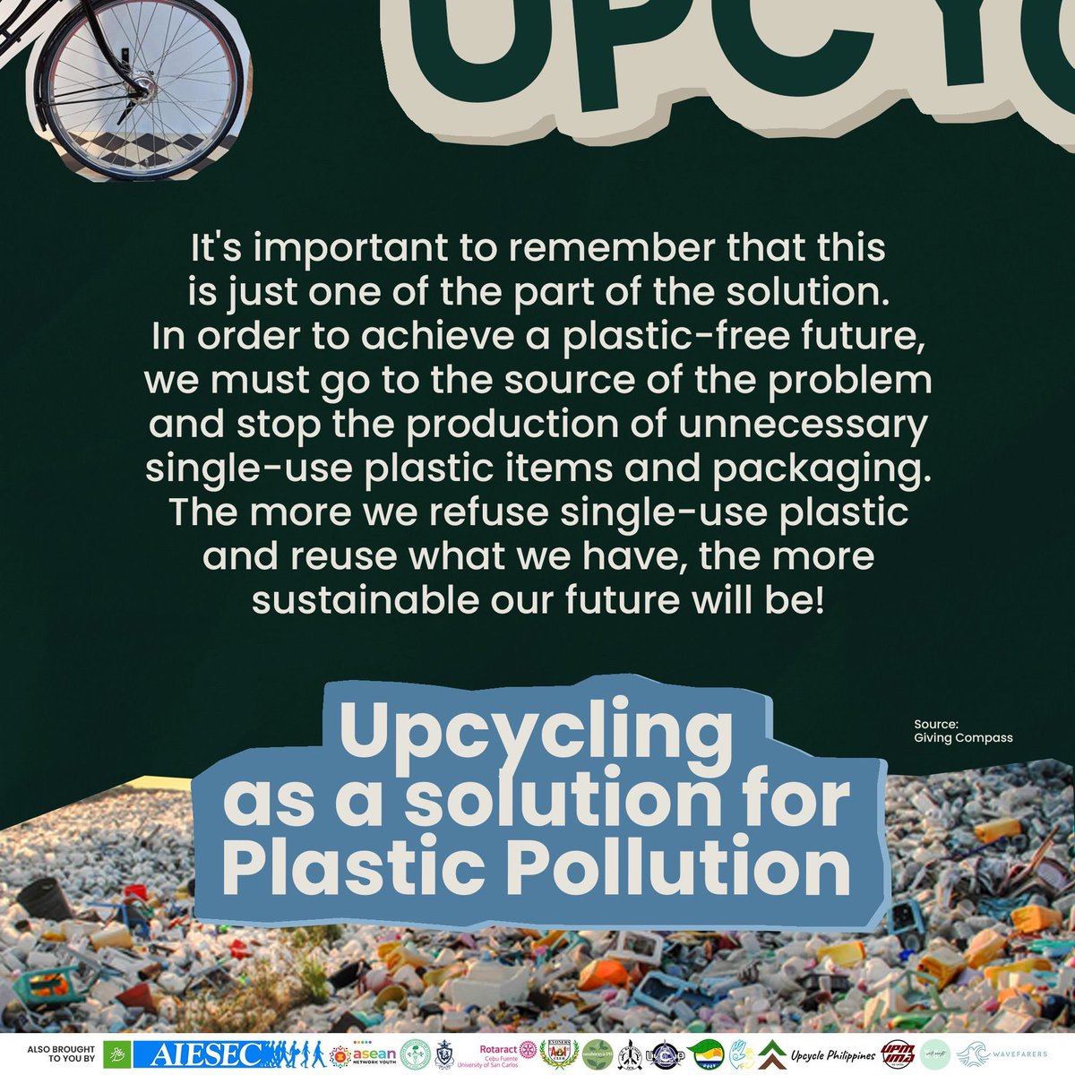 tsgph_'s tweet photo. We all know how "recycling" has always been a trend. Have you heard of upcycling? 👀 

Aside from minimizing the volume of discarded materials and waste being sent to landfills, the process of upcycling also reduces the need to buy for new products! 🎉 https://t.co/HMvOUpAYw0
