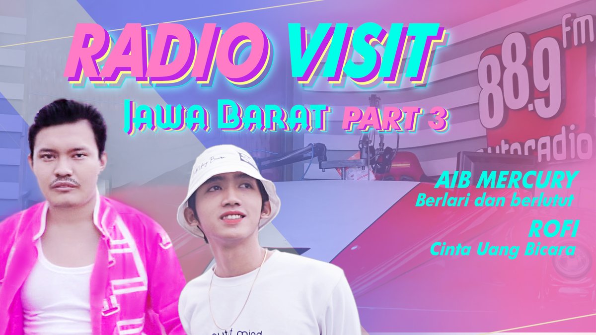 SPMS_Ent's tweet image. RADIO VISIT PART 3 CIAMIS - TASIKMALAYA | Aib Mercury - Berlari dan Berlutut | Rofi - Cinta Uang Bicara
youtube.com/watch?v=Aiw_p...
Kali ini Aib Mercury dan Rofi Radio Visit Se-JAWA BARAT dan BANTEN, ikuti terus Yuk,,,
#Rofi #CintaUangBicara #AibMercury #BerlaridanBerlutut