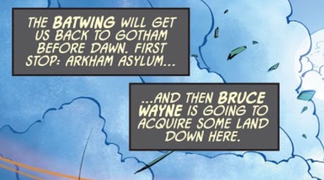 Bruce Wayne buys land to make it a nature preserve