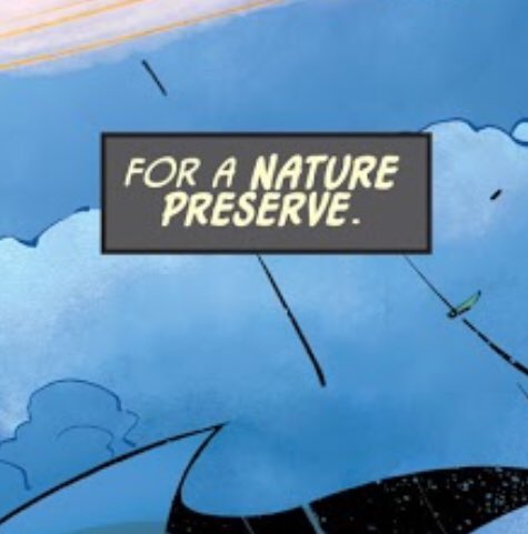 Bruce Wayne buys land to make it a nature preserve