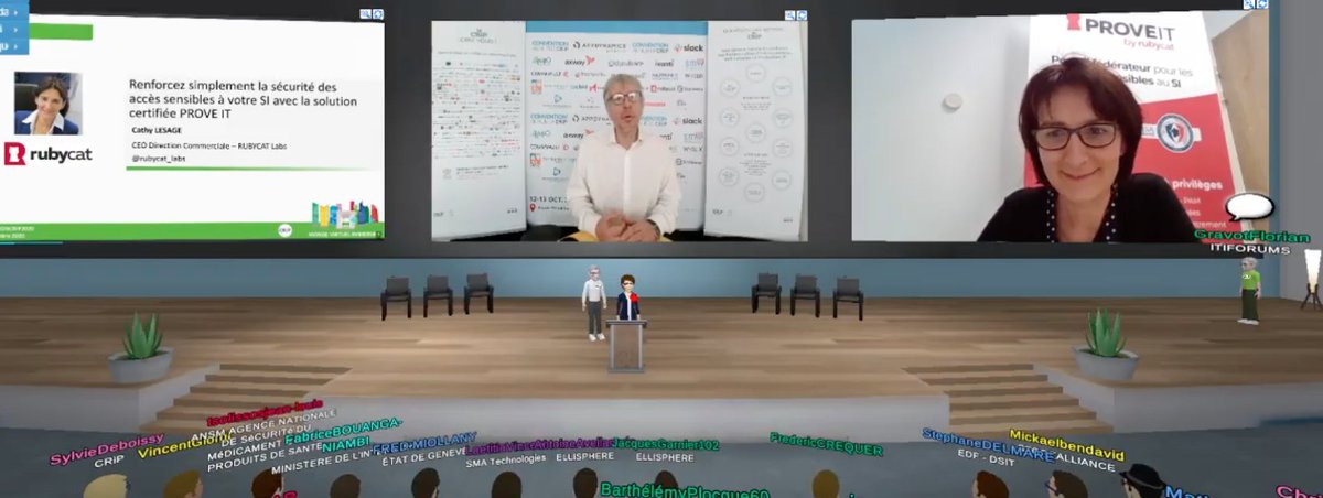 DataFeel's tweet image. Pour renforcer la sécurité et faciliter la gestion des accès sensibles au SI, la solution intuitive certifiée, PROVE IT, contrôle, trace et enregistre les connexions sensibles - PAM Bastion - par l&apos;éditeur #FrenchTech @rubycat_labs Cathy Lesage #WomenInTech
#conventionCrip2020