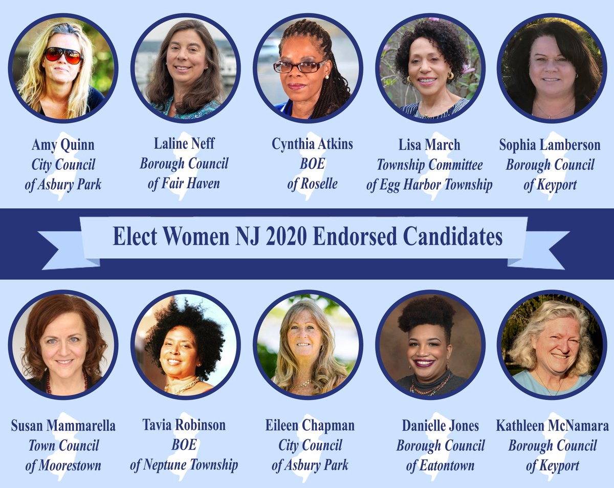 Elect Women NJ is proud to celebrate our 2020 Endorsed Candidates!