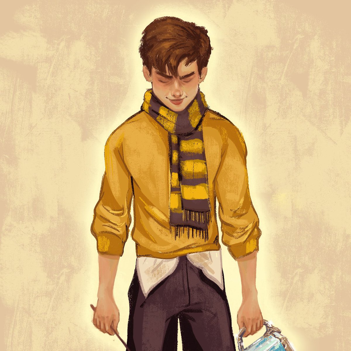 𝑪𝒆𝒅𝒓𝒊𝒄 𝑫𝒊𝒈𝒈𝒐𝒓𝒚, prefect during his fifth year, captain and seeker of the Hufflepuff quidditch team, former Triwizard Champion who was killed at the age of 17 by Peter Pettigrew, under orders of Lord Voldemort, on june 24th 1995.(art by irelandellisart on tumblr)