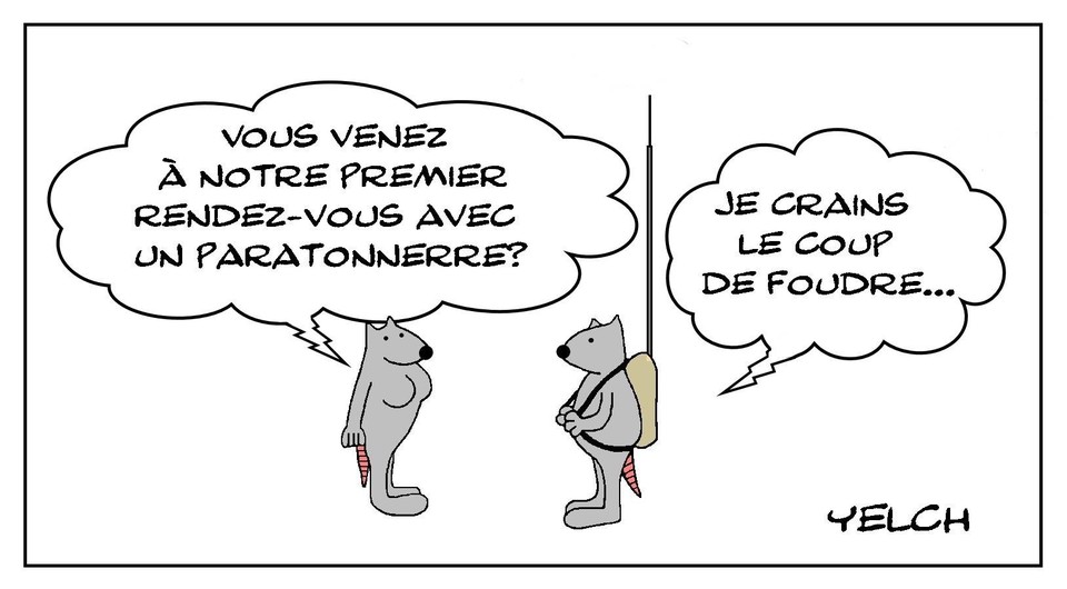Blagues Et Dessins Le Dessindepresse De Yelch Paratonnerre D Amour Retrouvez Les Dessins De Yelch Sur Le Site T Co Vqnx0gcoo7 Dessindeyelch Ratpsodies Lesratsdeyelch Rats Yelch Humour Foudre Paratonnerre Coupdefoudre