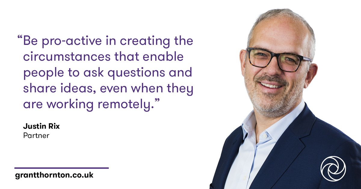 GrantThorntonUK's tweet photo. #RemoteWorking is a new horizon for many businesses. What are the #HR implications of the digital world? @JustinRix shares his views: https://t.co/SakJjLqZDk #WFH https://t.co/rrc95iLREH