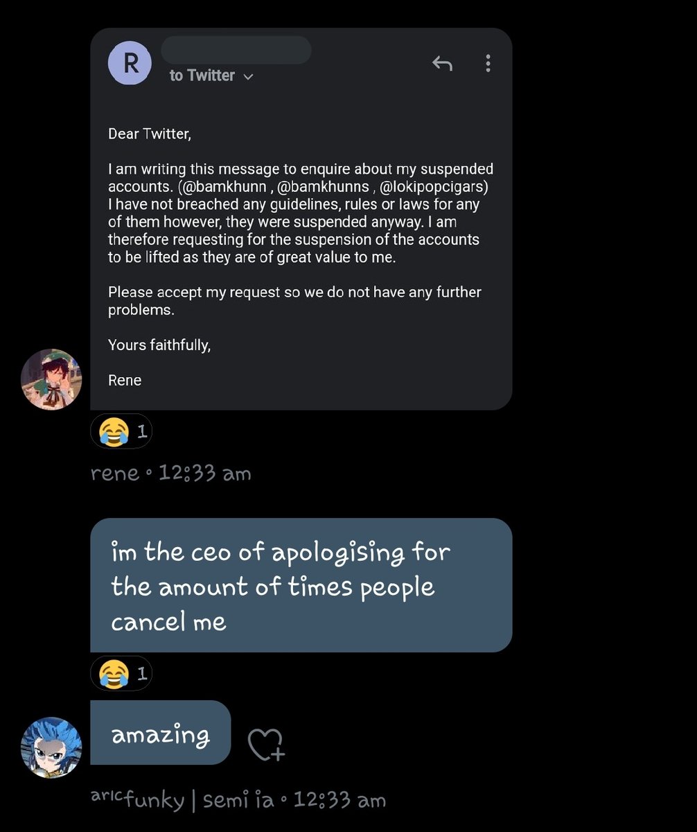 arlc_struggles's tweet photo. this might as well be a series at this point 
okay new series, title is "rene's account adventures " https://t.co/BxUn5Woiho