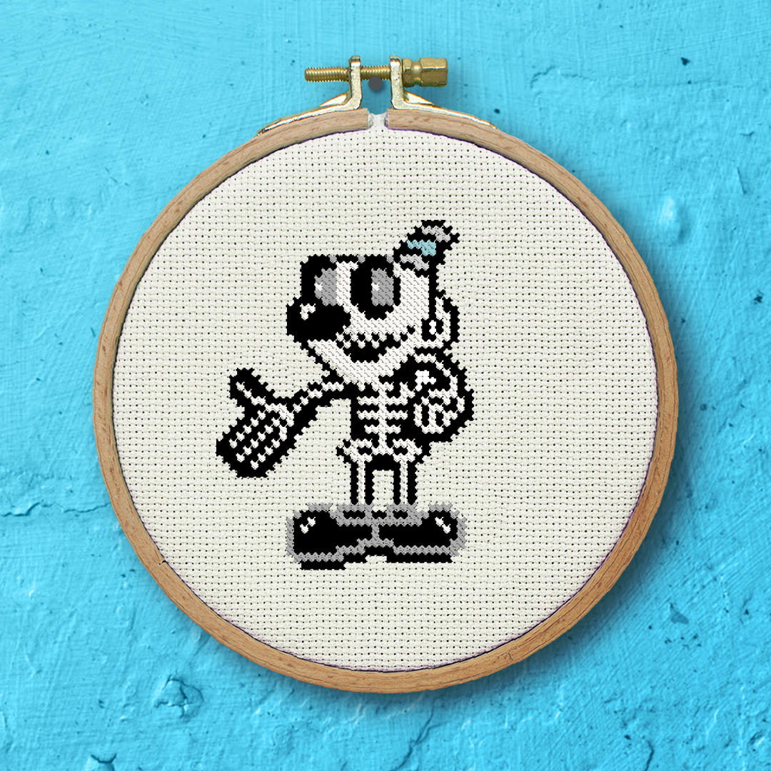 supermworkshop's tweet image. #Mugman and other #Cuphead characters are getting ready for #Halloween! This easy #crossstitch pattern is on sale in my Etsy shop now! etsy.me/30WS0Go