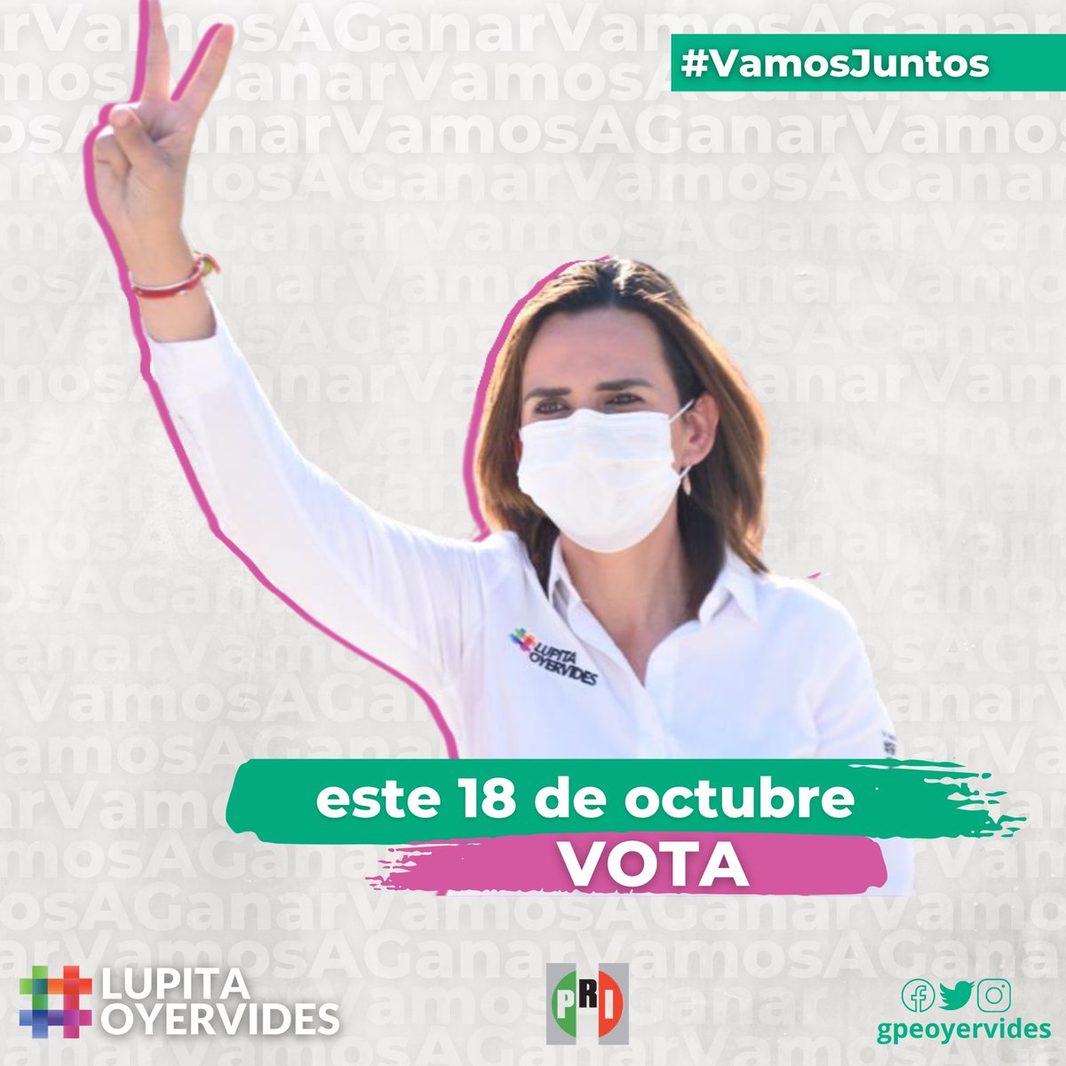 Somos más las mujeres y hombres que queremos mejorar el rumbo de nuestras regiones, merecemos un proyecto serio, de propuesta, capacidad y experiencia. 

¡Vamos a ganar! Sé que vienen grandes cosas y lo vamos a lograr juntos. ¡A darle con todo, excelente día!

#VamosAGanar