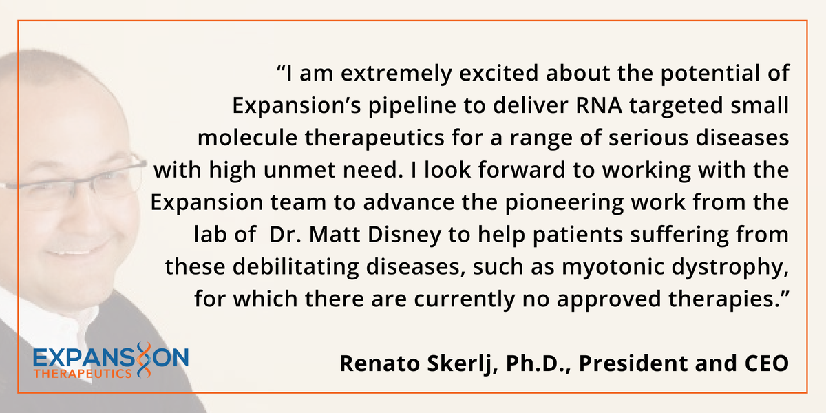 Expansion Therapeutics tweet media
