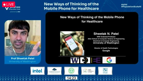 Mobile phones in healthcare could deploy AI solutions to wade through the pandemic. Join Prof. Shwetak Patel, University of Washington, at the #allAI Summit 2020 to find out more. bit.ly/33UA7Kd
#populationscaleAI #artificialintelligence <a href="/ayushmanNHA/">National Health Authority (NHA)</a>