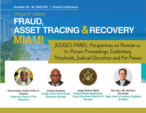 C5Live_AC's tweet photo. Don’t miss out on the highly anticipated Judges Panel, moderated by Martin Kenney of Martin Kenney & Co at the virtual Fraud & Asset Tracing Miami conference on October 28-30. View the full Agenda>> https://t.co/bW71i0LSdU
#Fraud #FraudLitigation #AssetTracing https://t.co/vd8ote39to