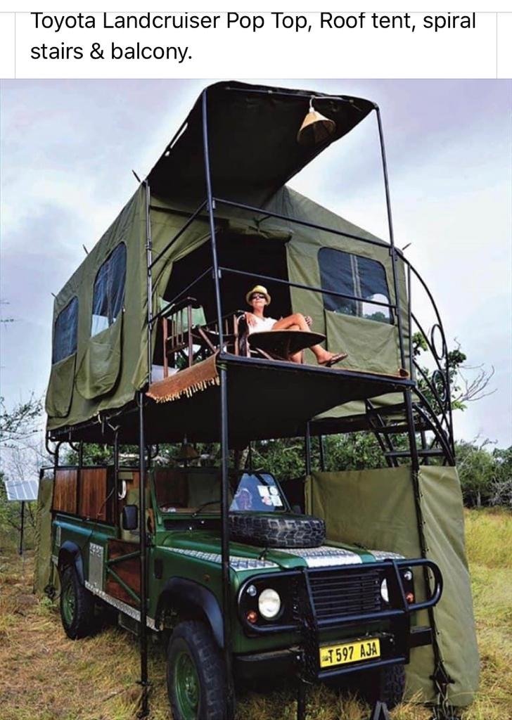 How about this @Biketruck - Does this do the job for your African Safaris?

#Safaris #SafariTent