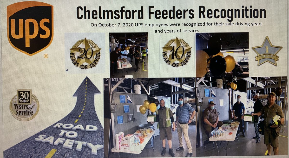 Congratulations to our Chelmsford Feeder Drivers for their accomplishments <a href="/safetyfirstNED/">Northeast District Safety</a>