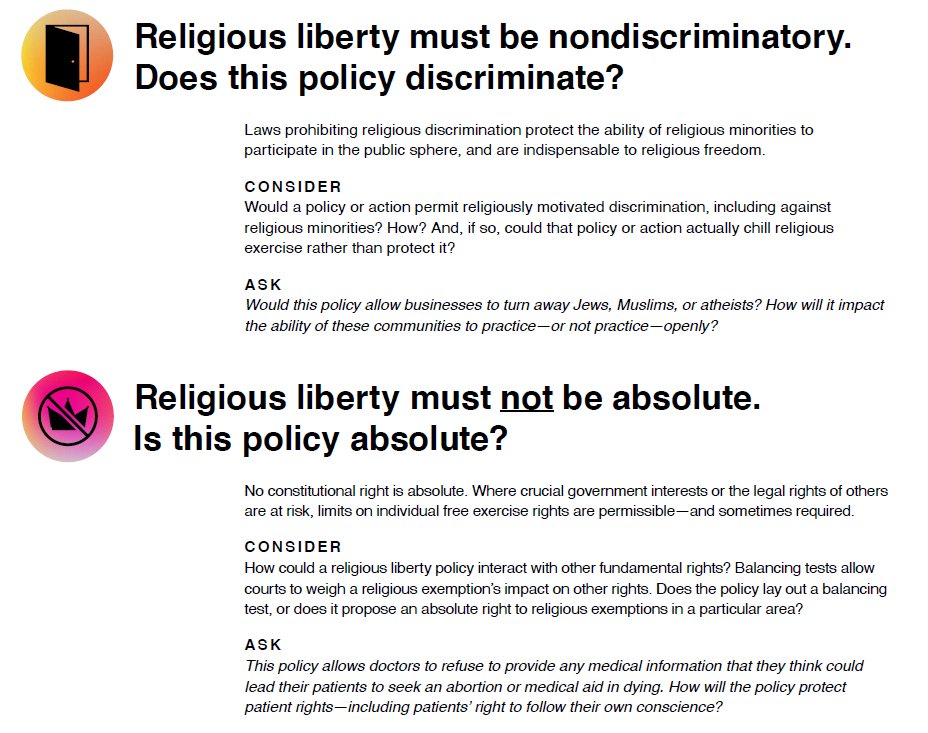 LawRtsReligion's tweet photo. Are you watching day two of the ACB Hearings? Keep the 6 rules to understanding and protecting religious liberty nearby. Developed by @LawRtsReligion and @AuburnSeminary. Download for free here: https://t.co/eYdSIhG5ZT https://t.co/0pMZvfizkM