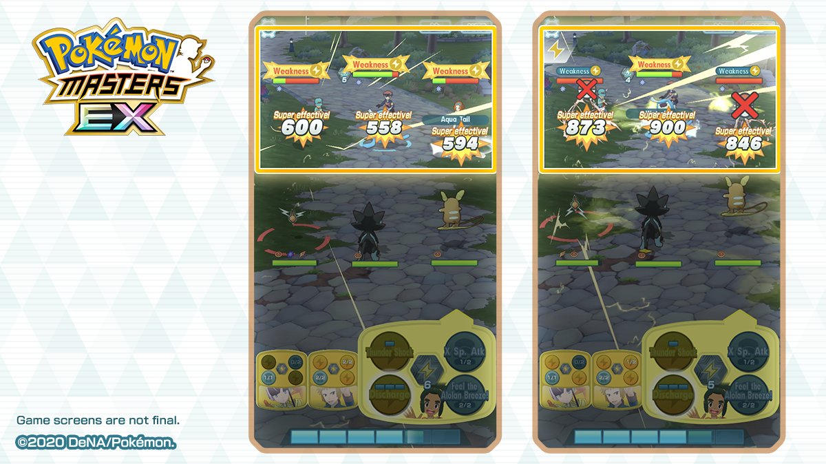 Pokémon Masters EX on Twitter "When the field is turned into Electric Terrain, Electrictype