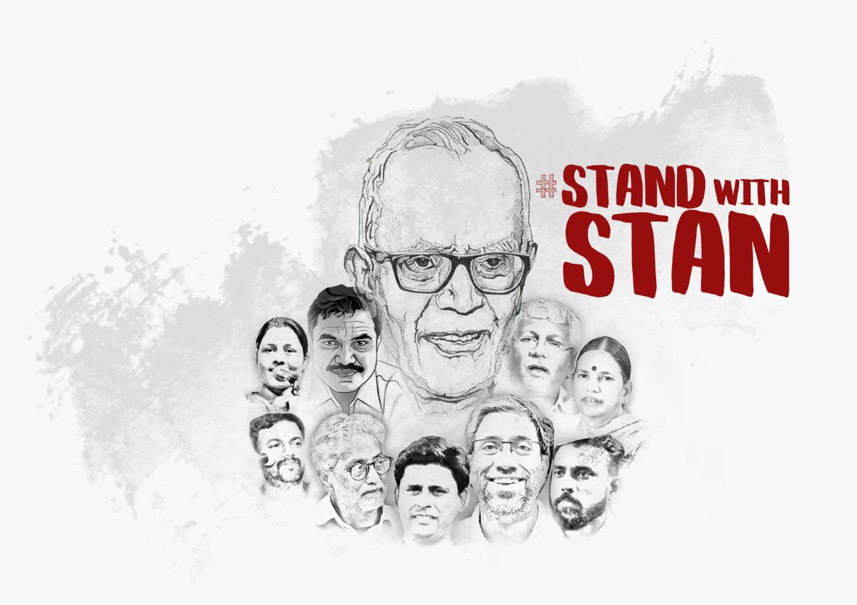 JCSADelhi's tweet photo. #StandwithStan
#FreeStan
#bhimakoregaon https://t.co/gPJKvadRwM
