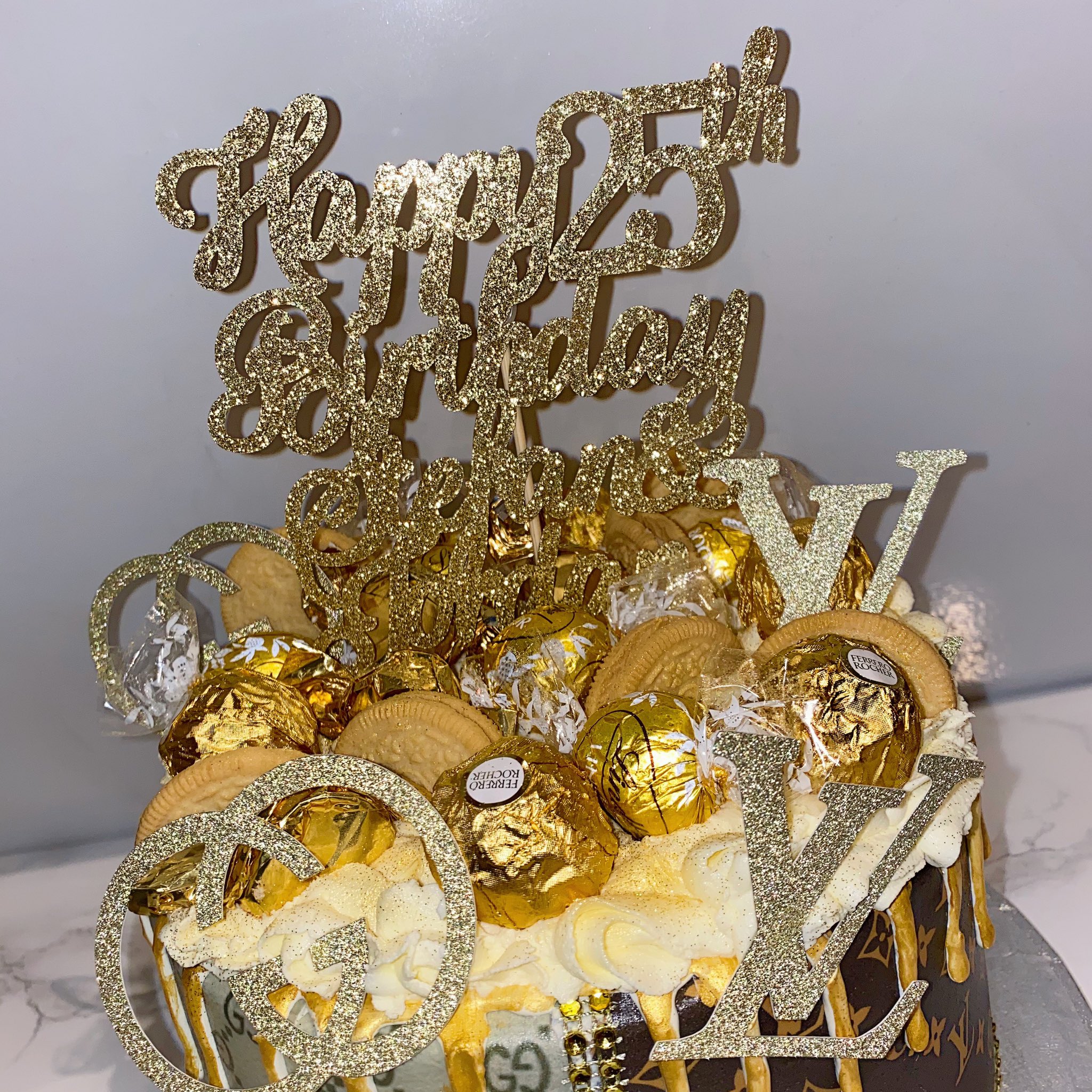 Cakes by Virgo, LLC on Instagram: Versace, Gucci and Louis Vuitton Cake  #versacecake #guccicake #louisvuittoncake #cakesbyvirgo #orlandocakes