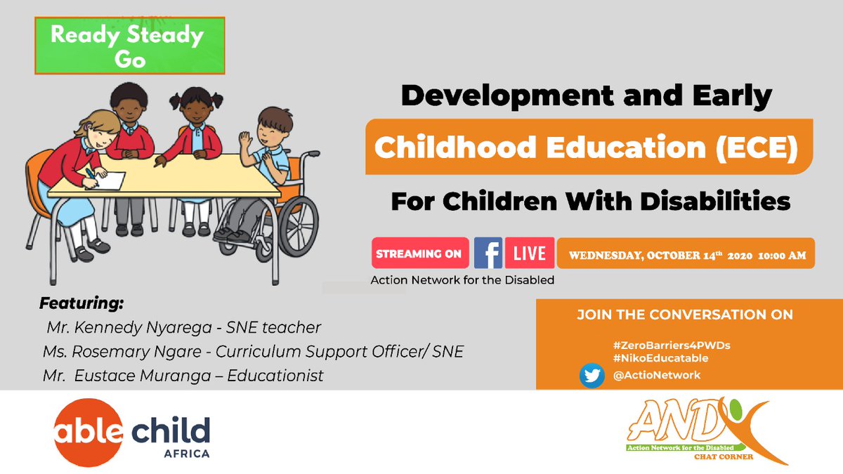 Andy Tweets Join The Conversation Tomorrow Morning On Fb Live As Matters On Development And Early Childhood Education For Children With Disabilities With Specialists From The Education Sector With A