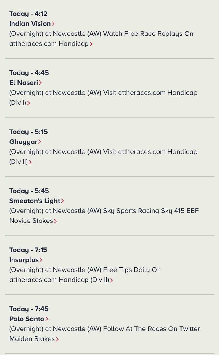 PMulrennan's tweet photo. 6 rides today @NewcastleRaces #IndianVision for @MHammondRacing #ElNaseri and #PaloSanto for @mdodsracing #Ghayyar for @AWhillansRacing #SmeatonsLight for @Mick_Channon and #Insurplus for @jardineracing best of luck everyone this evening ππππππ€π€π€ https://t.co/KCz2Bo6tQP