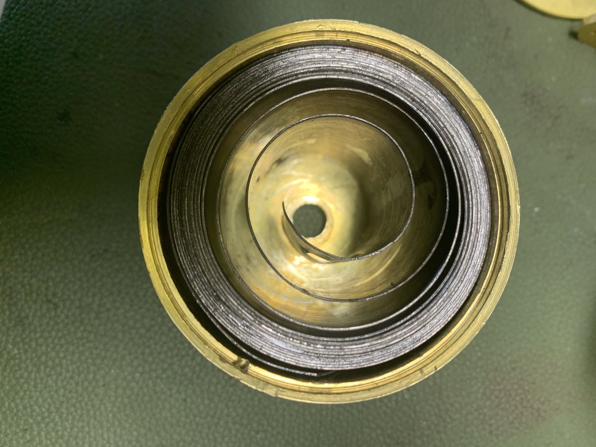tictocclocks's tweet photo. Fusee station clock all serviced and going very well #Clockrepair #clockrepairs #clockrepairshop #wallclockrepair #mantleclockrepairs #grandfatherclockrepair #longcaseclockrepairs #clockrepairscardiff #clockrepairsswansea #clockrepairswales #horology #clockrestorationwales https://t.co/84S8CDVJUq