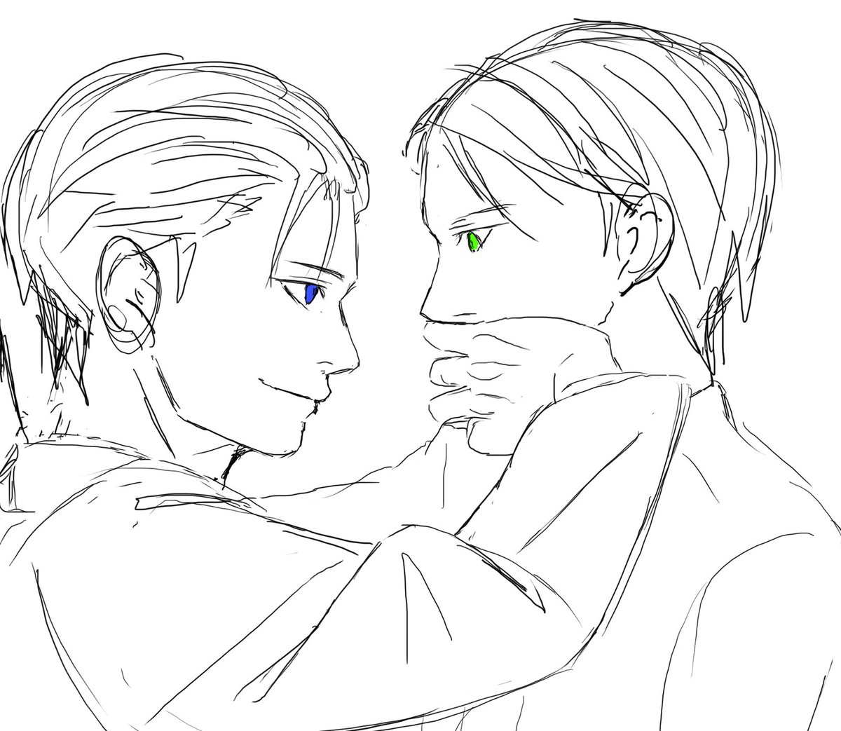 気分を変えて白其ラクガキ 三月の漫画