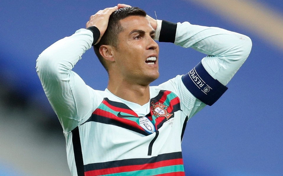 Cristiano Ronaldo, en el último partido con Portugal.