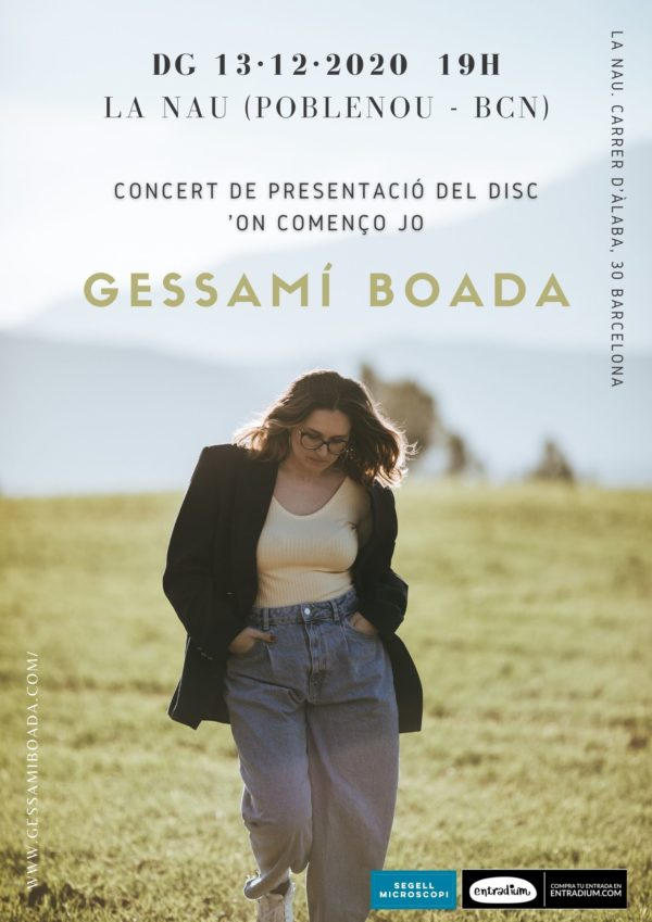 Confirmada! El proper 13 de desembre tindrem la @GessamiBoada a casa nostra presentant el seu segon disc 'On Començo Jo' 🤩🖤 Tiquets: entradium.com/events/gessami…
