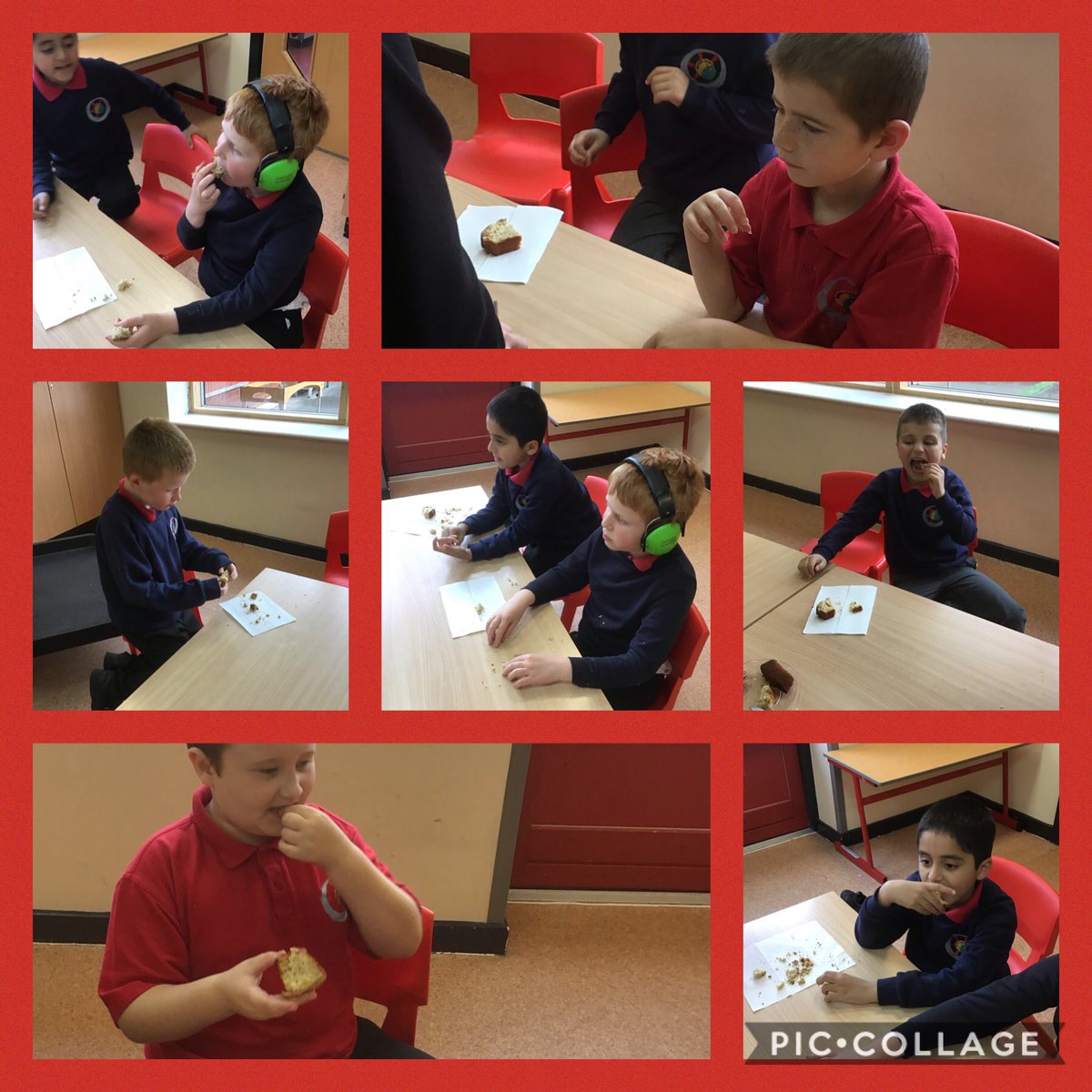 In Red 1 today, we followed instructions to make banana bread and then we enjoyed eating it.😋😋 <a href="/Ben/">#1</a> tondenesch
