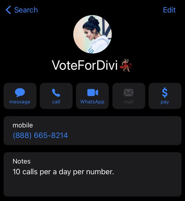 DiviNunchi's tweet photo. Before the day ends.....
10 votes/day π€ 888 66 58 214
10 votes/day π»π± Hotstar App/Website
#VoteForDivi #Vote4Divi #WeSupportDivi #Divi #TeamDivi #BiggBoss4Telugu #BiggBossTelugu4 #BiggBoss2020 #Tollywood #BiggBoss #DiviVadthya #ActorDivi #DiviinBB4 https://t.co/zp9K823la9