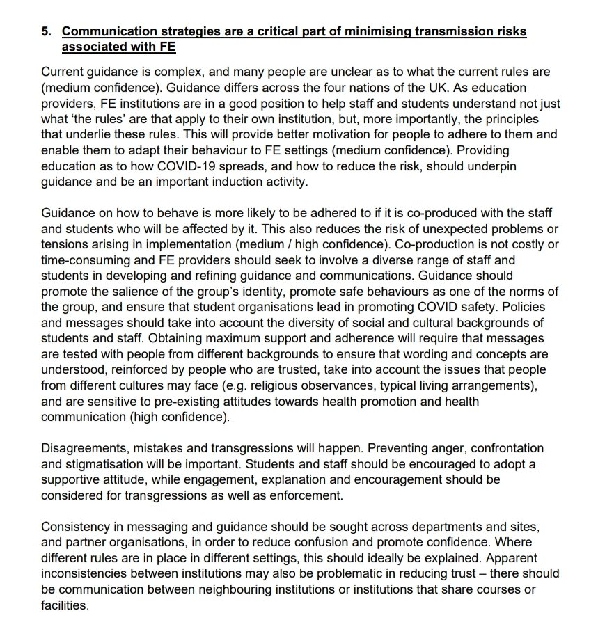 10/ Clearly calls for collaboration between management and staff to ensure the right measures are implemented well. So those employers refusing to work with unions, you arent helping and really should start listening.